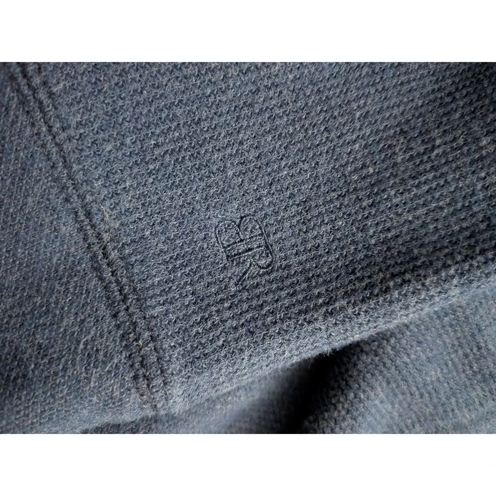 Banana Republic Sweater Mens Medium Blue Cotton Blend Crewneck‎ Pullover Preppy